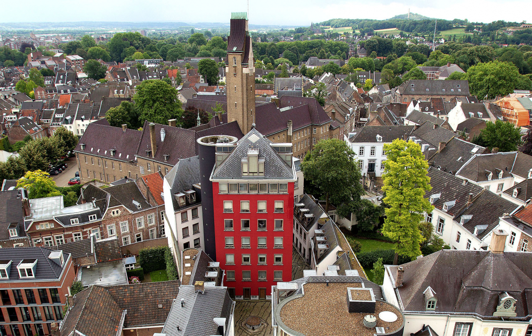 Panoramic view of Maastricht city centre