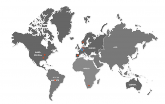 Forensic Psychology world map